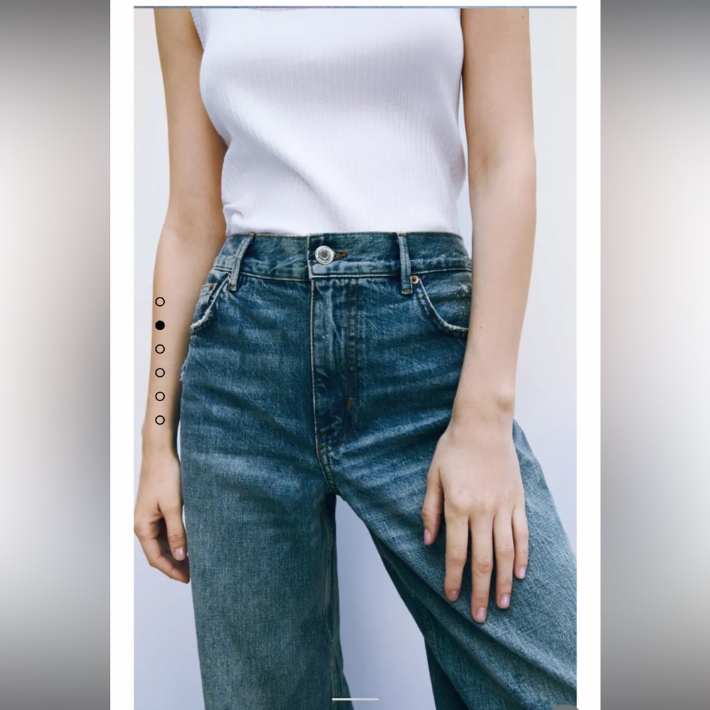 🌷NWT ZARA the Trevor ZW jeans - Picture 3 of 12